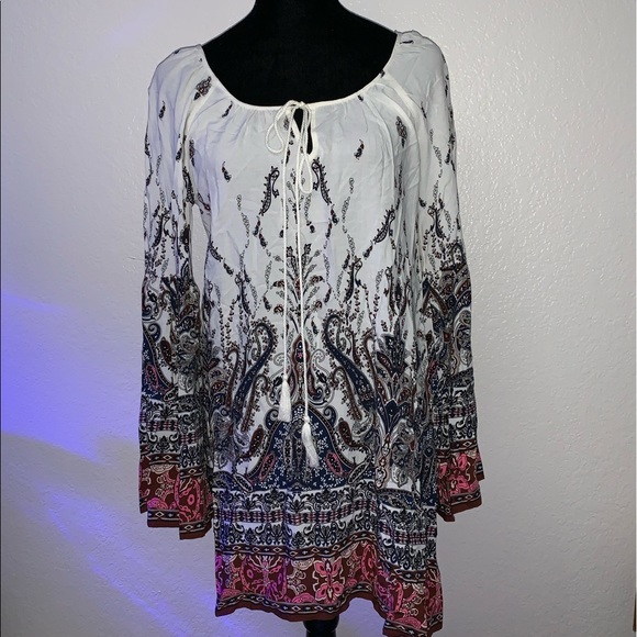 NEW Blu Pepper Paisley Dress - Picture 2 of 5